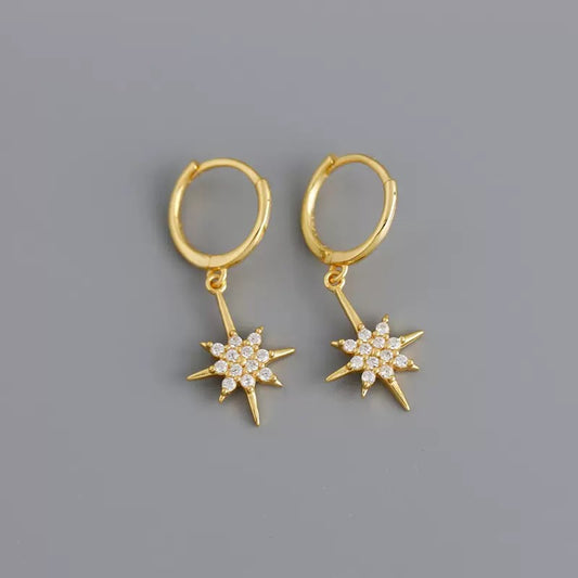 STAR EARRINGS SILVER