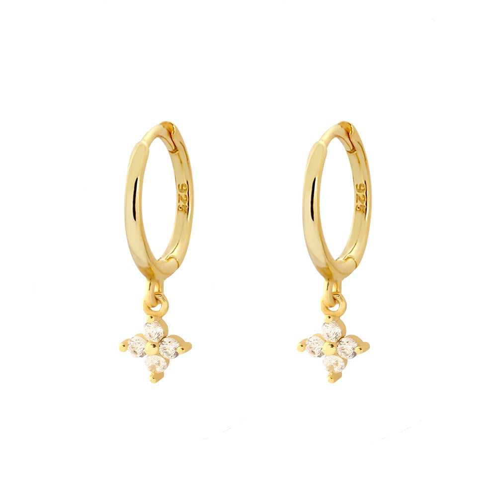 FLOWER SLEEPERS EARRINGS