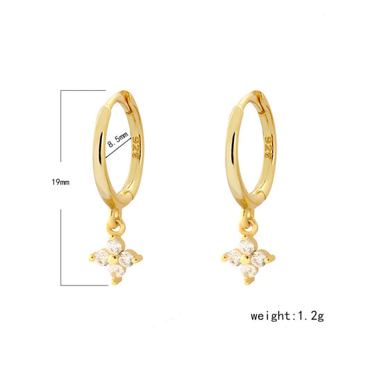 FLOWER SLEEPERS EARRINGS