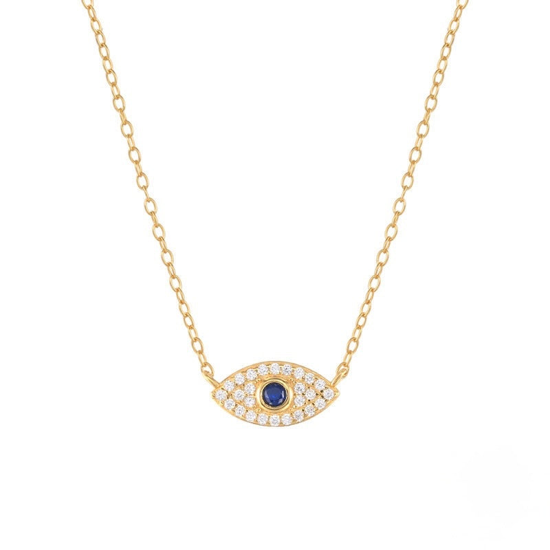 EVIL EYES NECKLACE GOLD