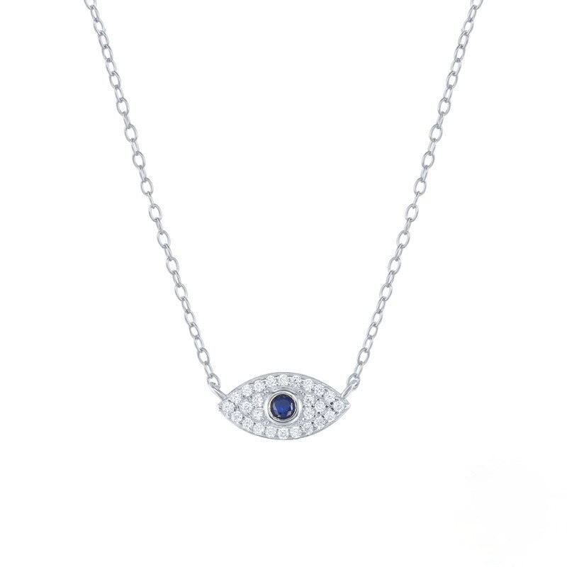 EVIL EYES NECKLACE SILVER