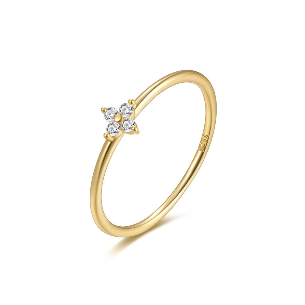 FLOWER RING GOLD