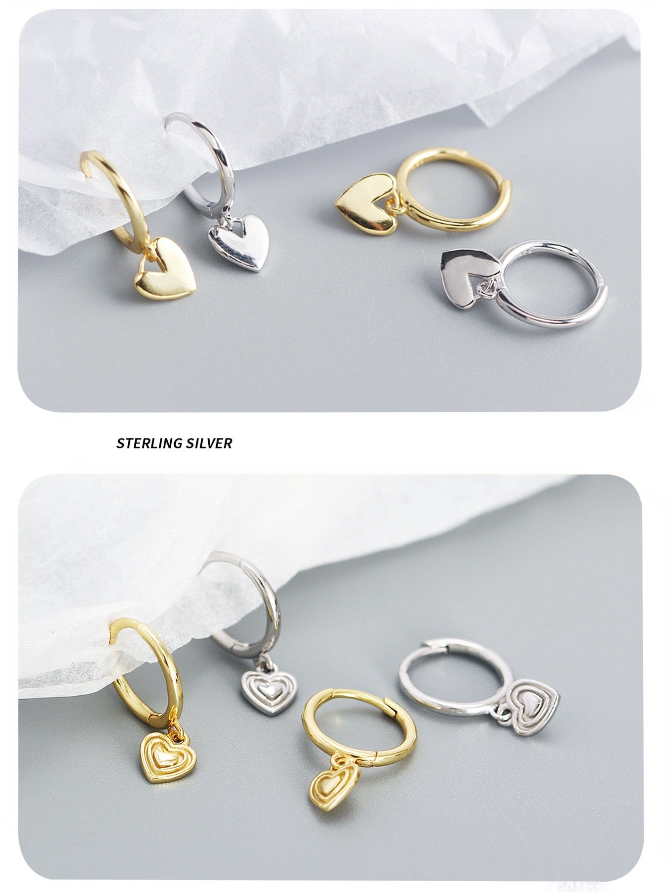 PRISTA EARRINGS GOLD