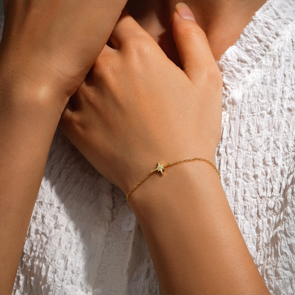 GOLD OCTAGRAM BRACELET