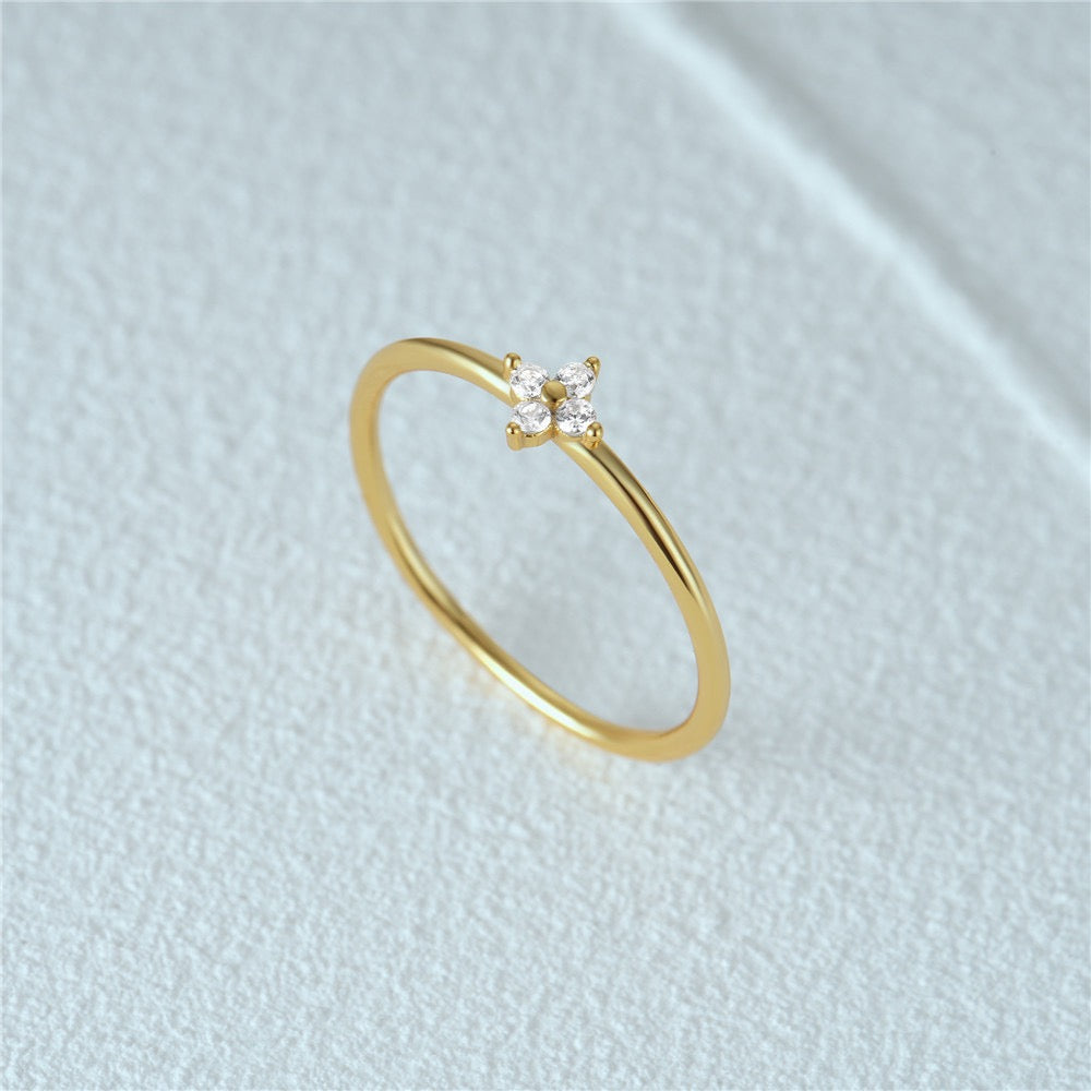 FLOWER RING GOLD