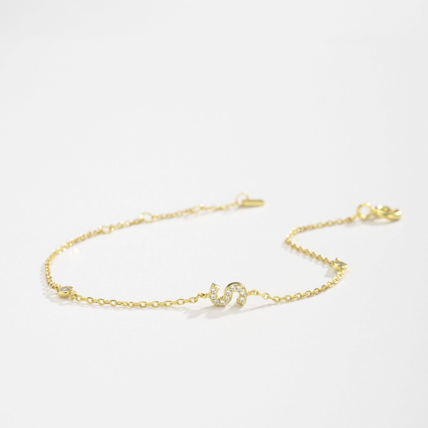 INITIAL BRACELET-GOLD